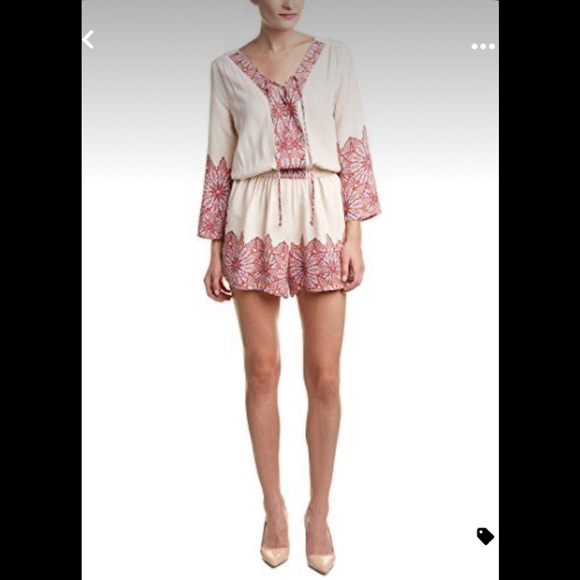 Ella Moss Womens Caprice Romper Ceramic - Picture 2 of 8